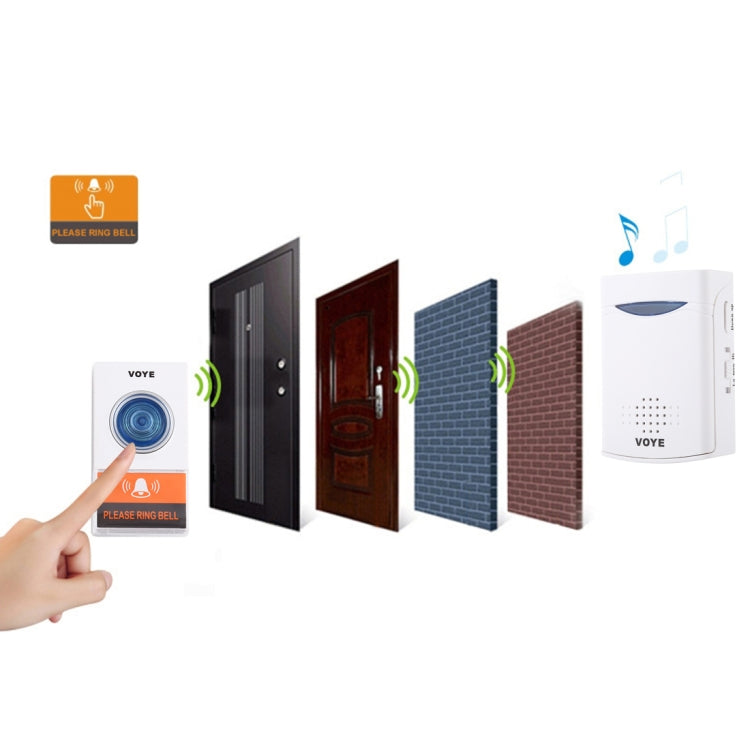 VOYE V006A Campanello wireless con telecomando 38 suoni