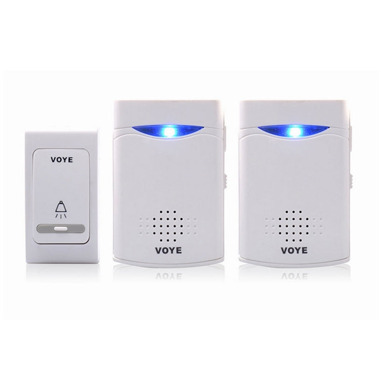 Campanello per porta con telecomando wireless VOYE V006B2 con doppio ricevitore, V006B2