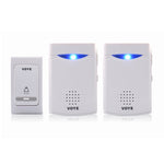Campanello porta wireless VOYE V006B2 con doppio ricevitore