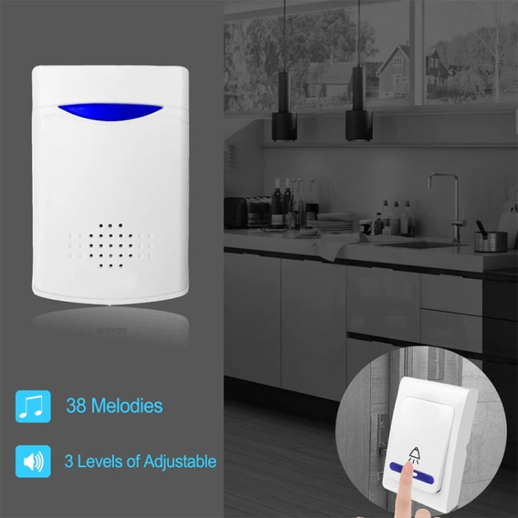 Campanello porta wireless VOYE V006B2 con doppio ricevitore