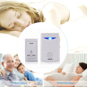 Campanello per porta con telecomando wireless VOYE V006B2 con doppio ricevitore, V006B2