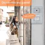 Campanello porta wireless con allarme e sensore movimento