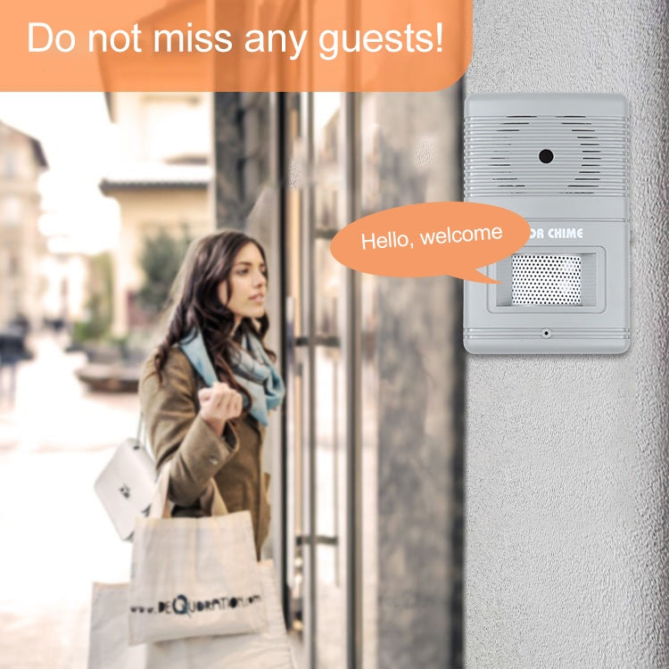 Campanello porta wireless con allarme e sensore movimento