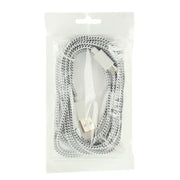 Cavo di trasferimento dati/ricarica USB micro a 5 pin stile rete in nylon, lunghezza: 3 m