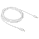Cavo Mini DP DisplayPort per Apple iMac MacBook Pro, lunghezza: 2 m, Mini DP to Mini DP Male