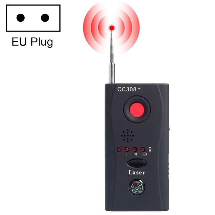 CC308+ Rilevatore di obiettivi per fotocamera multi wireless Rileva segnale di onde radio Rileva dispositivo GSM RF a gamma completa, CC308+