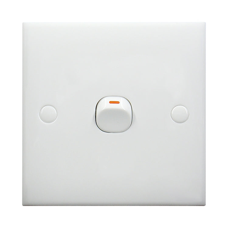 Interruttore elettrico a parete (dimensioni: 86 x 86 mm), 1 Switch