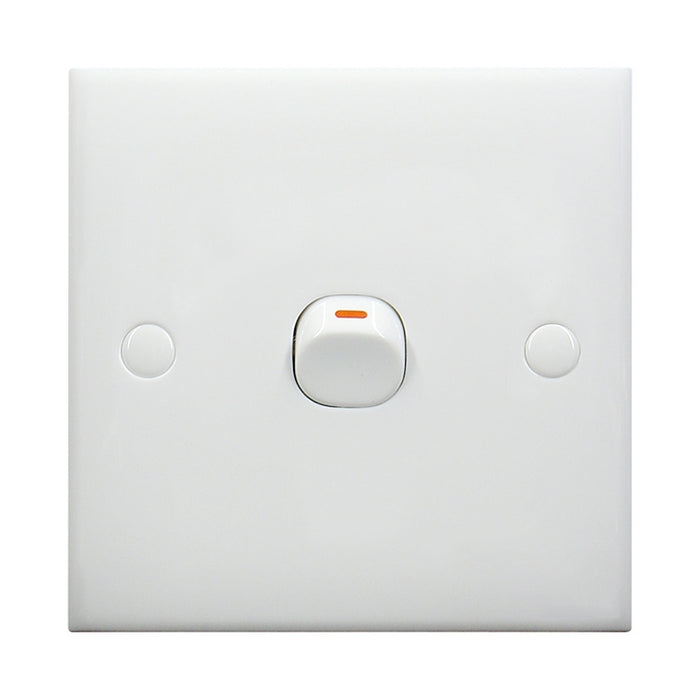 Interruttore elettrico a parete (dimensioni: 86 x 86 mm), 1 Switch