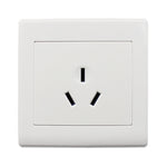 Presa elettrica a muro con spina AU 10A 250V bianco