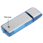Registratore vocale USB 8GB con memoria flash Blu