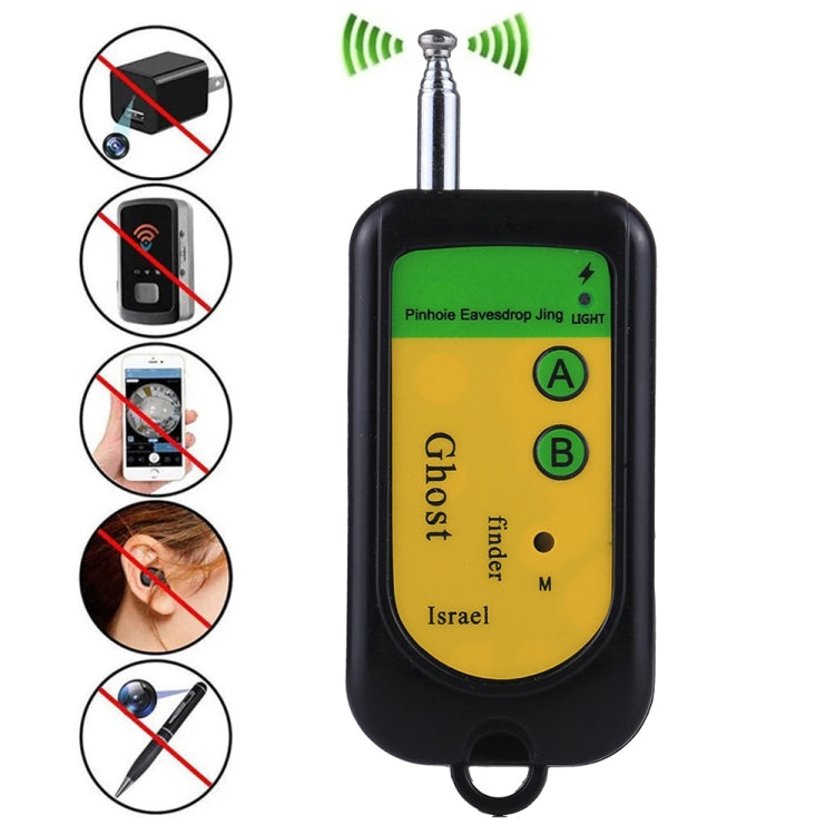 Rilevatore wireless RF per telecamere e bug 100-2600 MHz