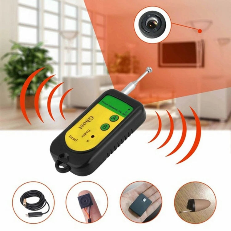 Rilevatore wireless RF per telecamere e bug 100-2600 MHz