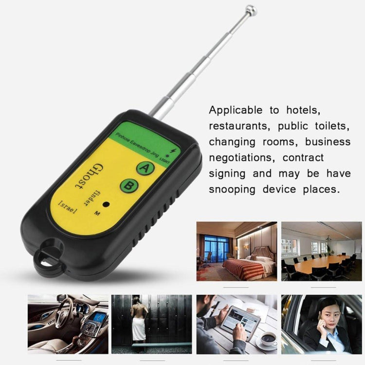 Rilevatore wireless RF per telecamere e bug 100-2600 MHz