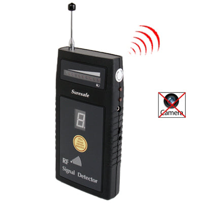 Rilevatore di segnali RF / Rilevatore di telecamere wireless e cablate / Rilevatore di insetti / Dispositivi a radiofrequenza con display di sensibilità delle cifre (SH-055U8L), SH-055U8L