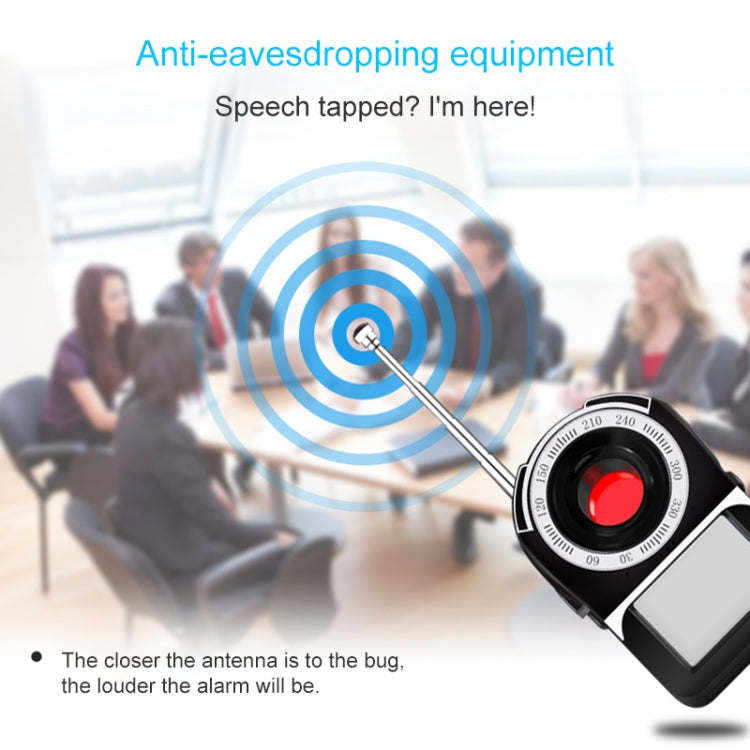 CC-309 Rilevatore a banda intera con display a LED, intervallo di frequenza di rilevamento: 1 MHz-6500 MHz, CC-309