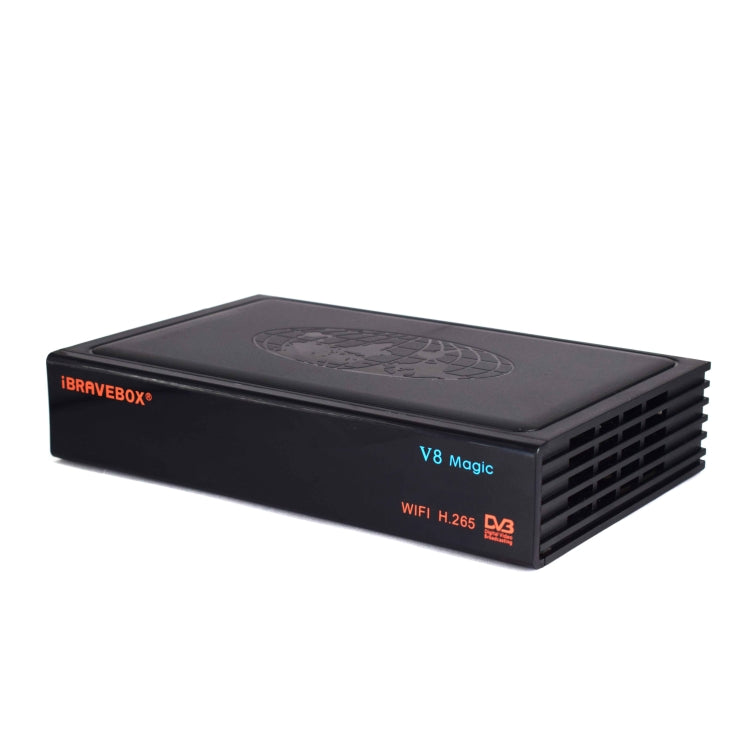 iBRAVEBOX V8 MAGIC Misuratore di segnale satellitare digitale, supporto H.265+DVB-S/S2 e IPTV, presa americana, US Plug