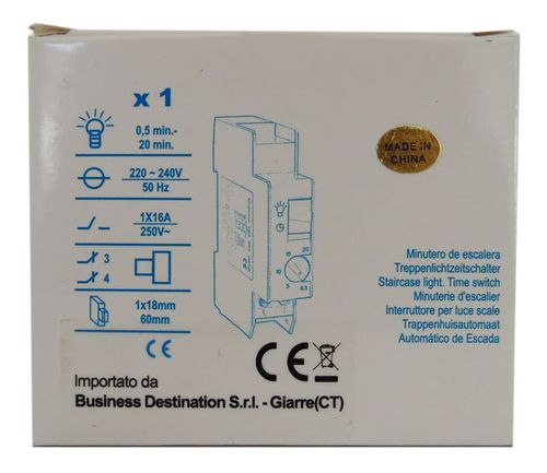Interruttore Temporizzatore Elettronico ALC18 FATO EL1575