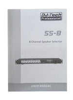 Commutatore casse acustiche DJ Tech SS-8 + telecomando V4074