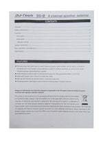 Commutatore casse acustiche DJ Tech SS-8 + telecomando V4074