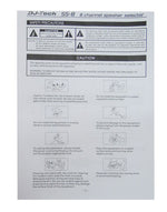 Commutatore casse acustiche DJ Tech SS-8 + telecomando V4074