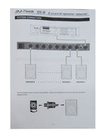Commutatore casse acustiche DJ Tech SS-8 + telecomando V4074