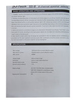 Commutatore casse acustiche DJ Tech SS-8 + telecomando V4074