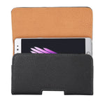 Custodia pelle marsupio 5,7" nera per smartphone