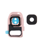 Per Galaxy S7 / G930 10 pezzi copriobiettivo fotocamera posteriore + supporto torcia, Galaxy S7, For Galaxy S7 / G930, For S7 / G930 Lens Cover Black, For Samsung Galaxy S7 / G930