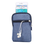 Custodia in pelle stile jeans universale 19x13x3 cm
