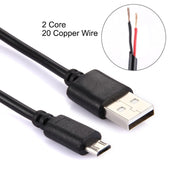 Cavo di ricarica da micro USB a USB 2.0 a 2 core e 20 fili di rame, lunghezza del cavo: circa 30 cm
