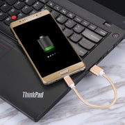 Cavo di ricarica per sincronizzazione dati USB-C / Type-C 3.1 maschio a USB 2.0 maschio, lunghezza cavo: 20 cm