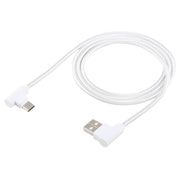 Cavo dati/caricatore USB-C/Type-C 3.1 a USB 2.0 da 1,2 m 2A 90 fili in rame intrecciati a gomito