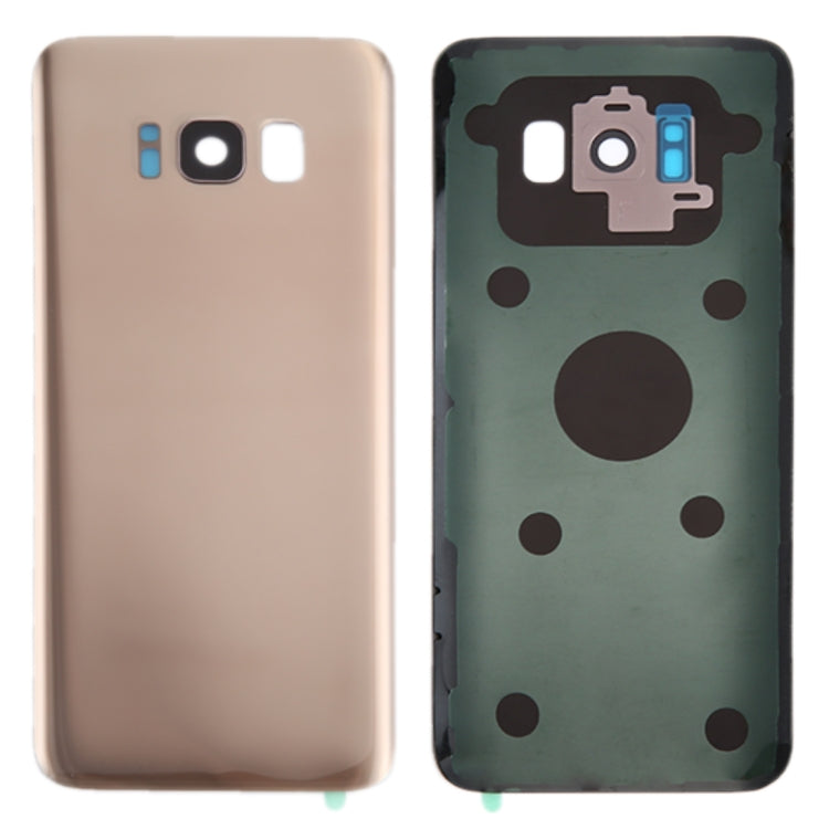 Per Galaxy S8 / G950 Cover posteriore batteria con copriobiettivo fotocamera e adesivo, ForGalaxy S8, For Samsung Galaxy S8 (Lens & Adhesive), For Samsung Galaxy S8 Lens Cover, For Galaxy S8 Lens Cover, For Galaxy S8 with Camera Lens