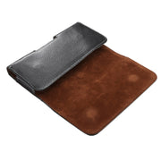 Custodia smartphone in vera pelle 5,2" con stecca girevole