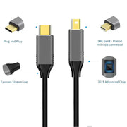 Cavo adattatore Mini DisplayPort maschio a USB-C/Type-C maschio da 1,8 m