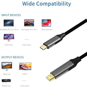Cavo adattatore Mini DisplayPort maschio a USB-C/Type-C maschio da 1,8 m