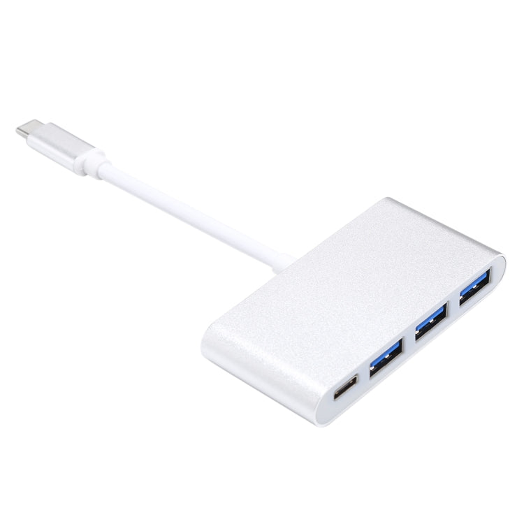 Hub USB-C 4 in 1 con 3 porte USB 3.0 e Type-C