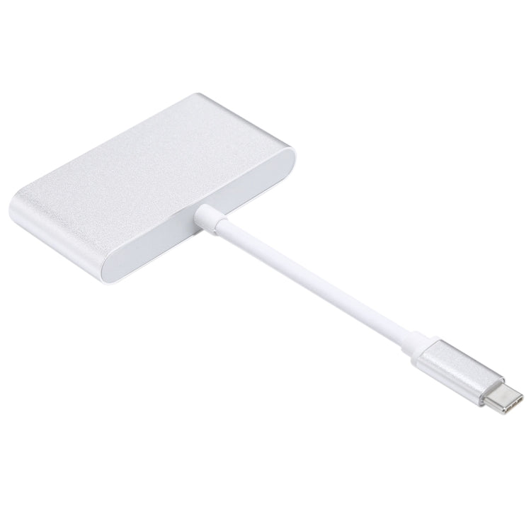 Hub USB-C 4 in 1 con 3 porte USB 3.0 e Type-C