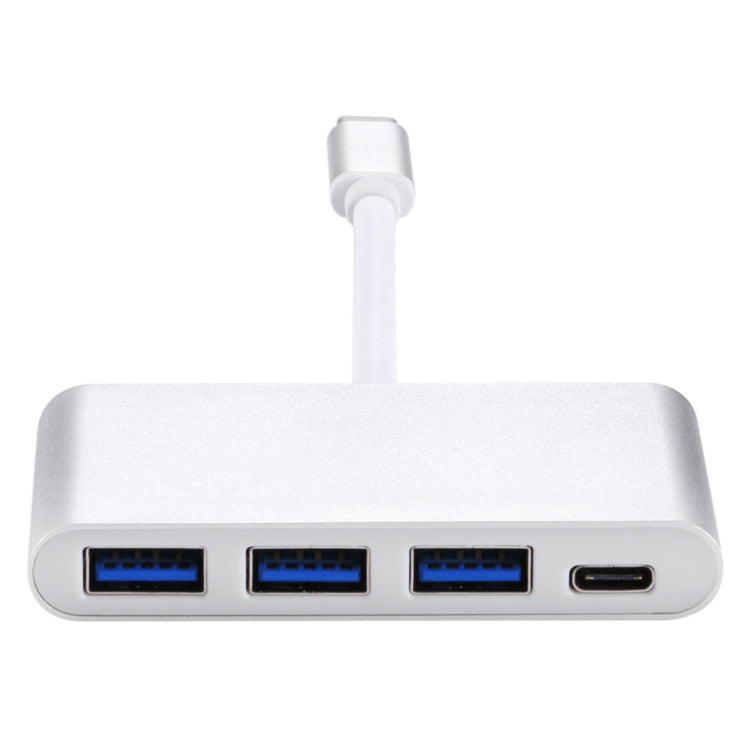 Hub USB-C 4 in 1 con 3 porte USB 3.0 e Type-C