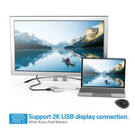 Hub USB-C 4 in 1 con 3 porte USB 3.0 e Type-C