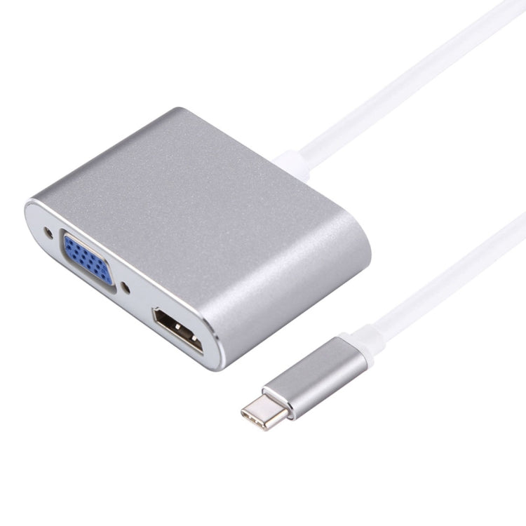 Adattatore USB-C a VGA e HDMI femmina 2 in 1