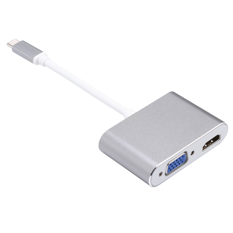 Adattatore USB-C a VGA e HDMI femmina 2 in 1