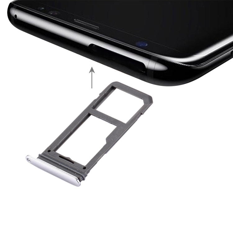 For Galaxy S8 SIM Card Tray + Micro SD Tray, For Samsung Galaxy S8, For Galaxy S8, For Galaxy S8 Grey, For Galaxy S8 Pink