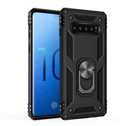 Custodia antiurto TPU+PC per Samsung Galaxy S10 con supporto rota