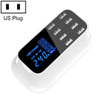 YC-CDA19A Dock di ricarica rapida con display digitale intelligente multifunzione USB a 8 porte da 40 W, presa UK
