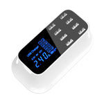 YC-CDA19A Dock di ricarica rapida con display digitale intelligente multifunzione USB a 8 porte da 40 W, presa UK