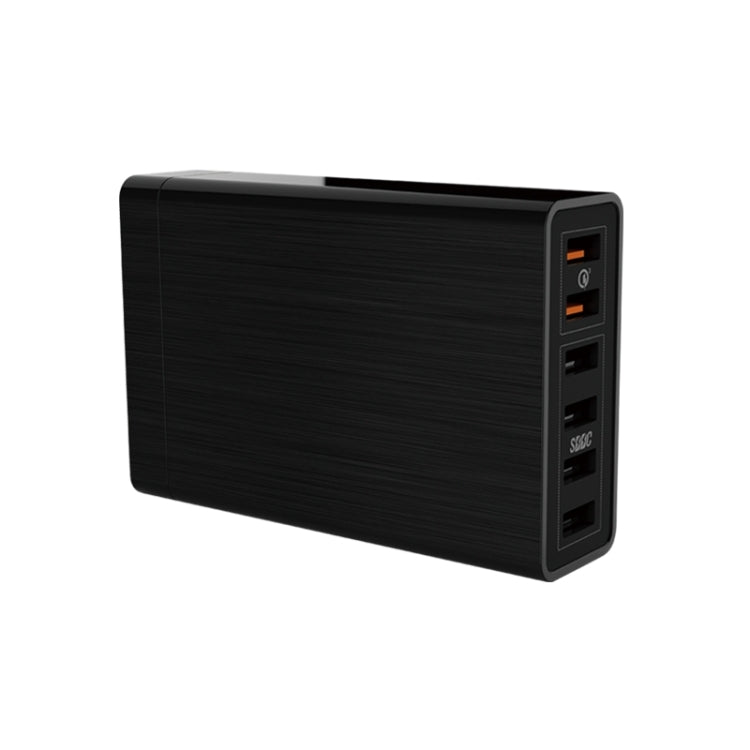 VEDFUN TurboCube D620 Caricatore USB a sei porte Quick Charge 3.0 + tecnologia SDDC, spina EU/US/UK