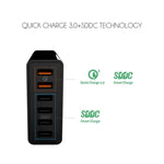 VEDFUN TurboCube D620 Caricatore USB 6 porte Quick Charge