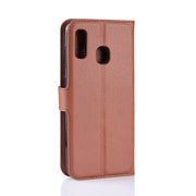 Custodia portafoglio in pelle per Galaxy A30 con slot carte
