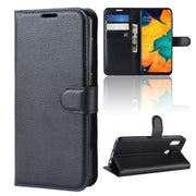 Custodia portafoglio in pelle per Galaxy A30 con slot carte